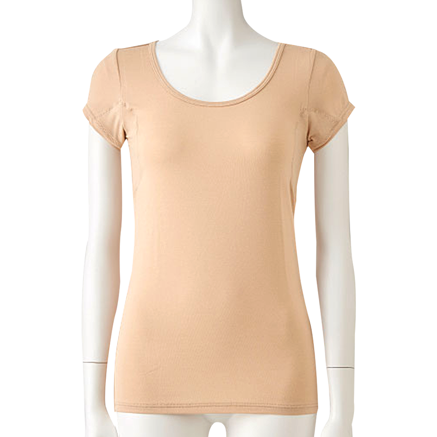 cecile 速干 腋下吸汗垫短袖 肤色 s