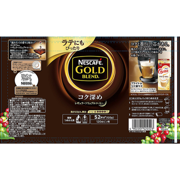 nestle 雀巢 黄金混调特浓速溶咖啡 环保替换装 105g