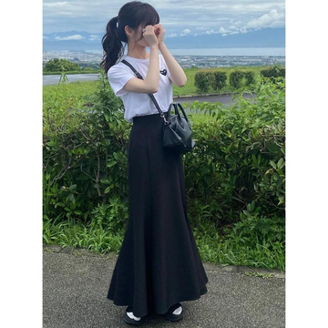 GRL 开衩美人鱼裙 灰褐色 M 品番:dk988(一件包邮)