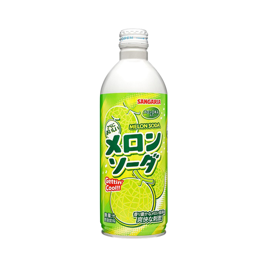 sangaria 桑格利亚 怀旧清凉波子汽水 哈密瓜味 500ml/瓶