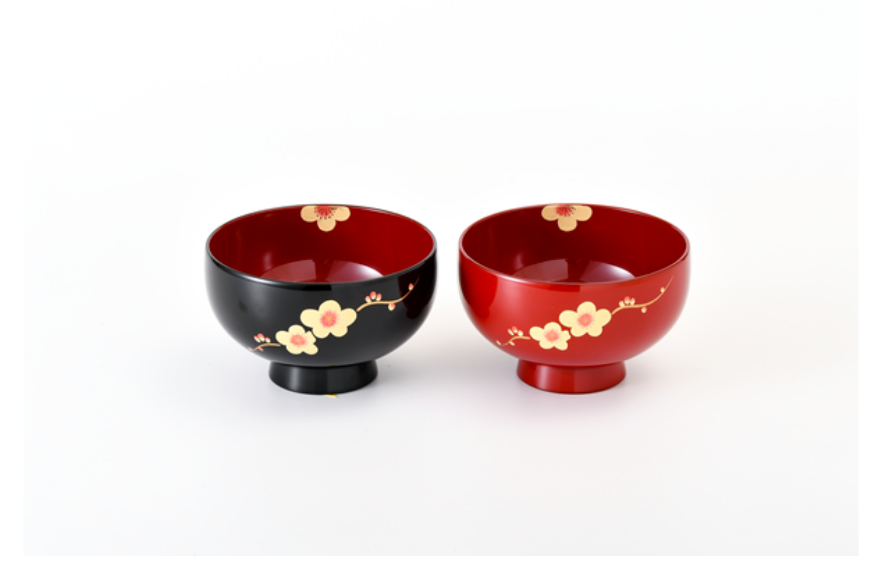 越前漆器春秋风景图案丸福汤碗_越前漆器厨具餐具餐具_豌豆公主