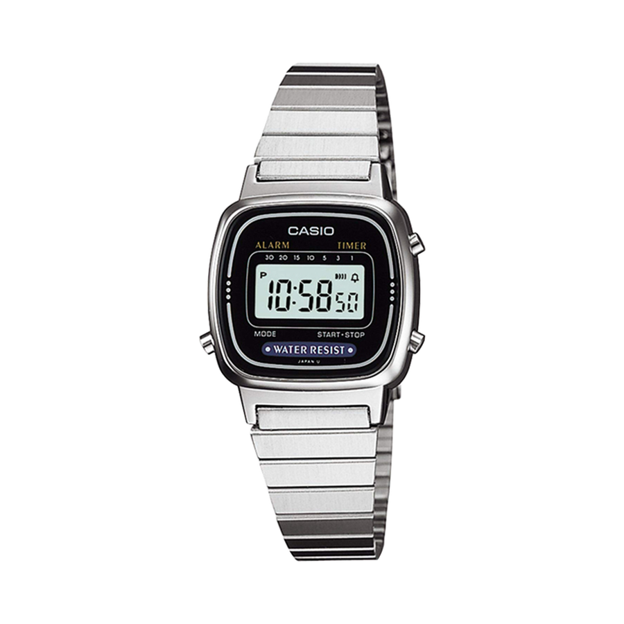 casio 卡西欧standard系列多功能防水女式腕表 la670wa-1jf_casio