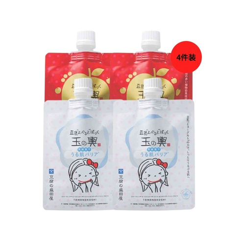 TOFUMORITAYA 豆腐盛田屋 豆乳涂抹式面膜 抗老150g*2+滋润150g*2