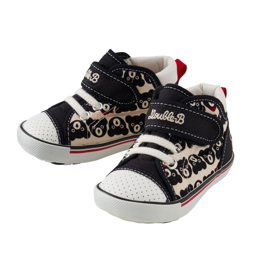 MIKIHOUSE 【越南制】db满熊板鞋二段 （05）黑色14.5 61-9302-384