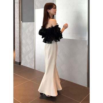 GRL 开衩美人鱼裙 灰褐色 M 品番:dk988(一件包邮)