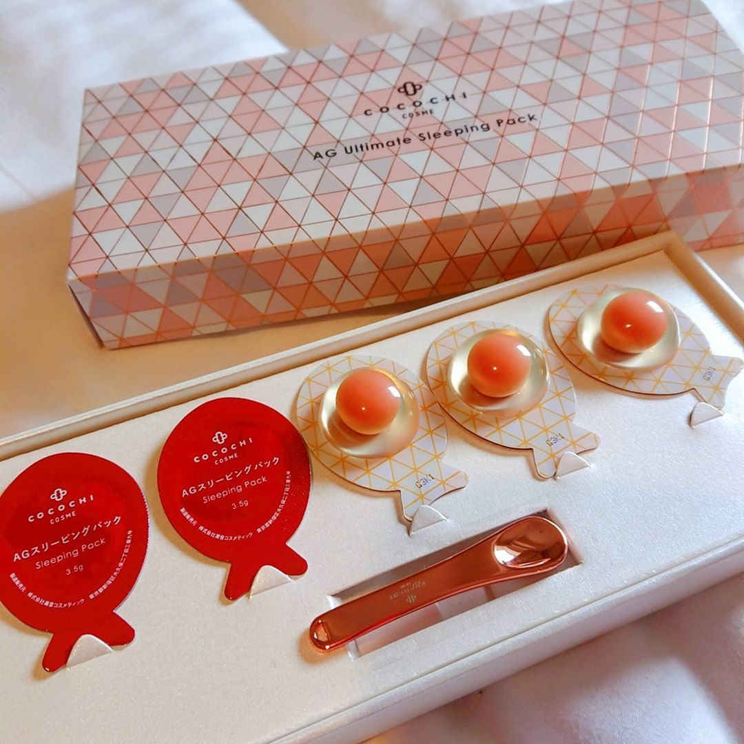cocochi ag抗糖小肌蛋抗氧提亮免洗睡眠面膜 3.5g×5枚 1盒