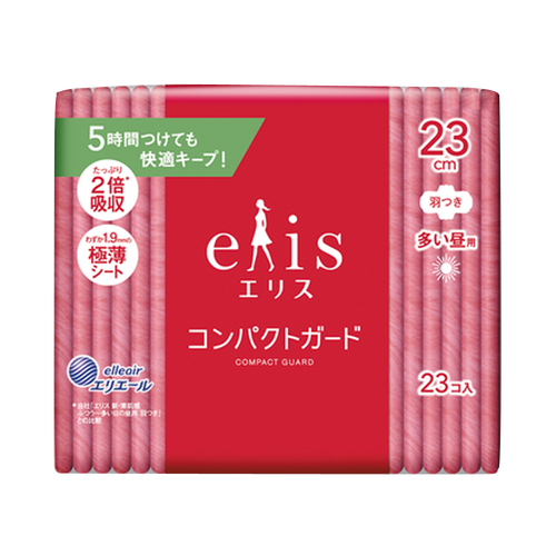 DAIO 大王制纸 ELIS强吸收带护翼日用卫生巾 23cm 23片(联名款随机发货)
