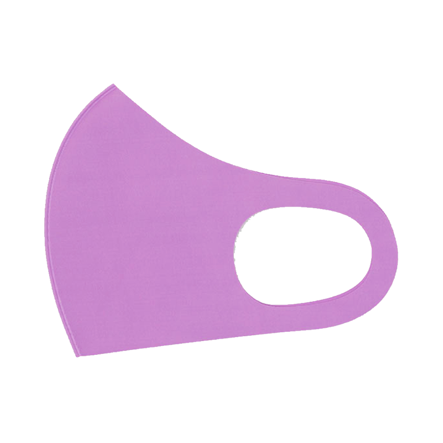 babydoll 3片装彩色个性防尘透气口罩5422 浅紫色 kids(3岁-小学生)