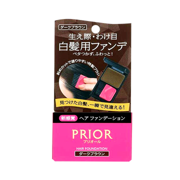 SHISEIDO 资生堂 防水不易脱色保湿遮盖白发粉饼膏 深棕色 3.6g