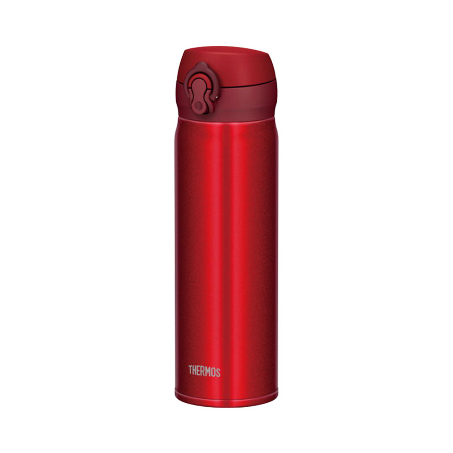 thermos 膳魔师 一触式冷热两用轻量便携真空隔热保温杯 红色 500ml 1