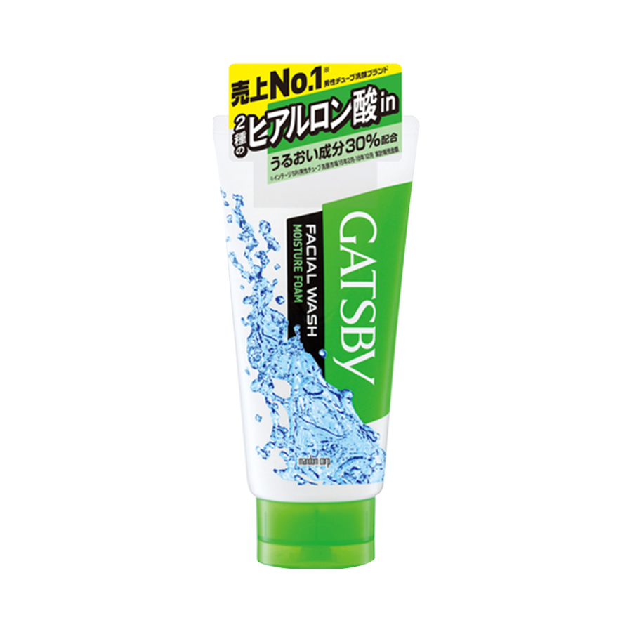 mandom 曼丹 gatsby 男士用透明质酸水润保湿洗面奶 130g