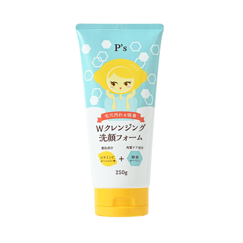COSME STATION P’s维生素C酵素W洁面泡沫 250g