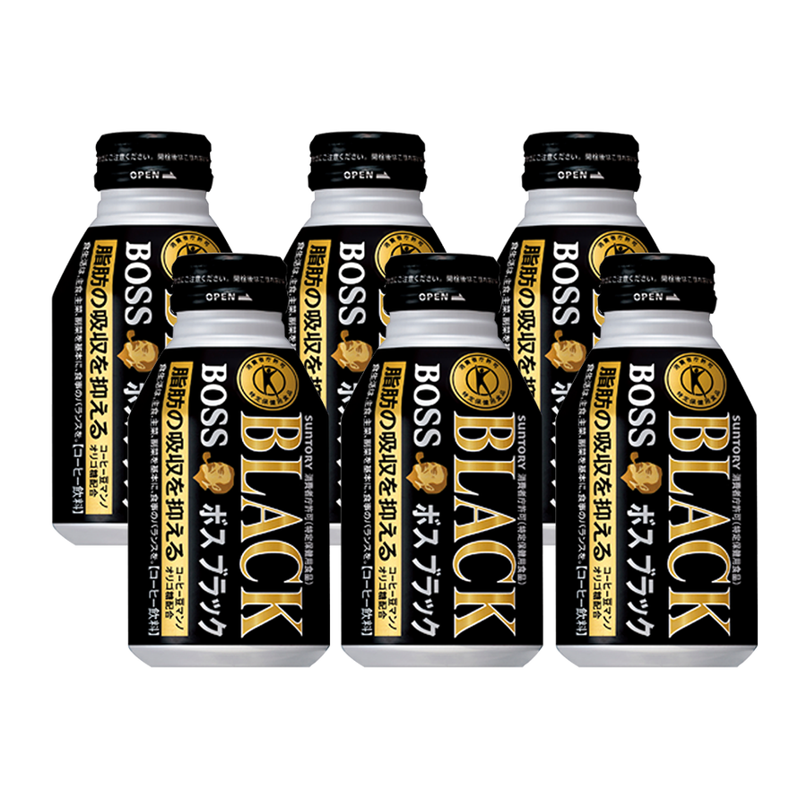 三得利 boss特保 香醇减脂黑咖啡 280ml×6瓶(一件包邮)
