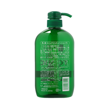 KUMANOYUSHI 熊野油脂 马油清爽滋养洗发水 600ml