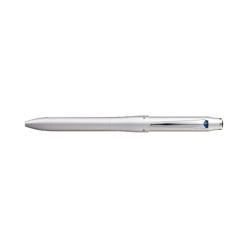 UNI 三菱铅笔 Jetstream Prime 0.7 金属杆多功能3色笔 银色 1支