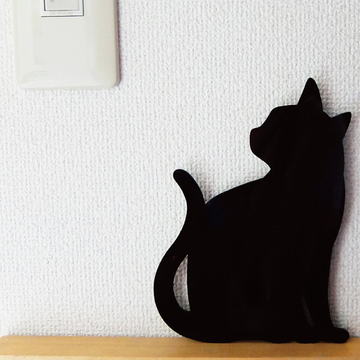 自营toyocase 可爱猫咪剪影led壁灯 回头看 1个